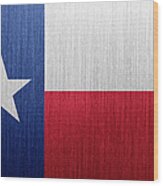 Texas Flag Wood Print