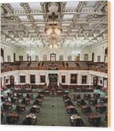 Texas Senate Wood Print