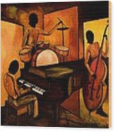 The 1st Jazz Trio Wood Print