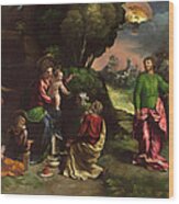 The Adoration Of The Kings Wood Print