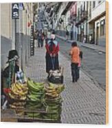 The Banana Seller Wood Print