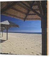 The Beach At San Jose Del Cabo In Color Wood Print