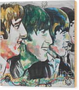 The Beatles 01 Wood Print