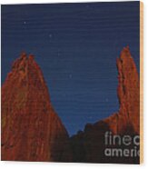 The Big Dipper At The Garden Of The Gods Wood Print