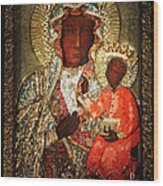 The Black Madonna Wood Print