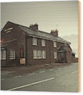 The Cat And Fiddle Public House, Pictured Here Wood Print