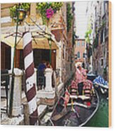 The Colors Of Venice Wood Print