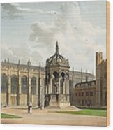 The Court Of Trinity College Wood Print