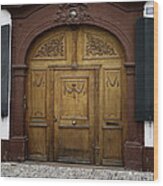 The Doors Of Basel Wood Print