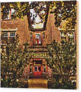 The Elmhurst Apartments In Pullman Washington Wood Print