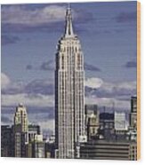 The Empire State Building Wood Print