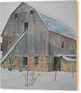 The Enchanted Barn Wood Print