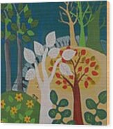 The Four Seasons Wood Print