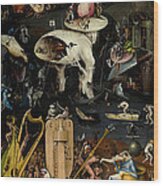 The Garden Of Earthly Delights. Right Panel Wood Print