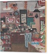 The General Store Wood Print