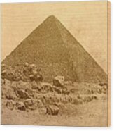 The Great Pyramid Wood Print