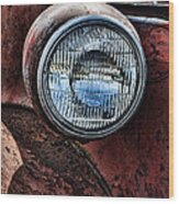 The Headlight Wood Print