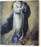 The Immaculate Conception Of The Escorial Wood Print