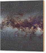 The Milky Way From Scorpio Antares And Sagitarius To North America Nebula In Cygnus Wood Print