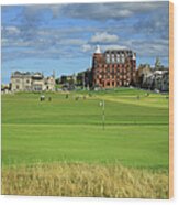 The Old Course St Andrews Wood Print