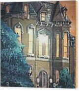 The Old Stegmeier Mansion Wood Print