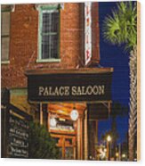 The Palace Saloon Fernandina Beach Florida Wood Print