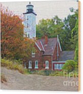 The Presque Isle Lighthouse Wood Print