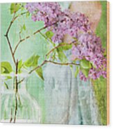 The Scent Of Lilacs Wood Print