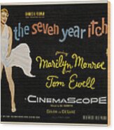 The Seven Year Itch Wood Print