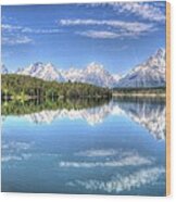The Spectacularly Grand Tetons Wood Print