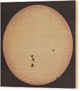 The Sun In 1892 Wood Print