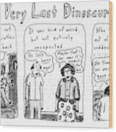 The Very Last Dinosaur: Title Wood Print