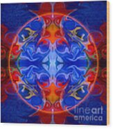 Third Eye Abstract Living Art By Omaste Witkowski Wood Print