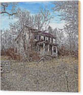 This Old House Wood Print