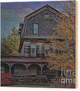 This Olde House In New York Wood Print