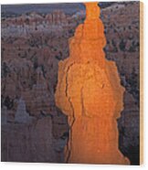 Thors Hammer Sunset Point Bryce Canyon National Park Wood Print