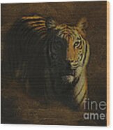 Tiger Art Wood Print