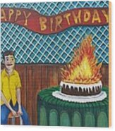 Tillies Last Birthday Party Wood Print