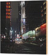 Times Square From 7th Ave Wood Print