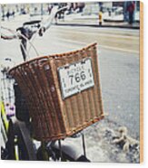 Toronto Islands Bicycle Wood Print