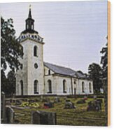 Torstuna Kyrka Church Wood Print