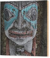 Totem Pole Figure Wood Print