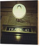 Track 42 Wood Print