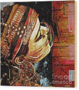 Tribal Dancer 3 Wood Print