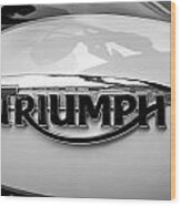 Triumph Fuel Tank Wood Print