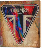 Triumph Motorcycle Wood Print