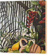 Tropical Fruit Wood Print