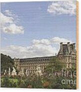 Tuileries Garden Wood Print