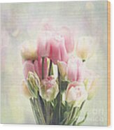 Tulip Bouquet Wood Print