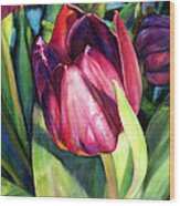 Tulip Delight Wood Print
